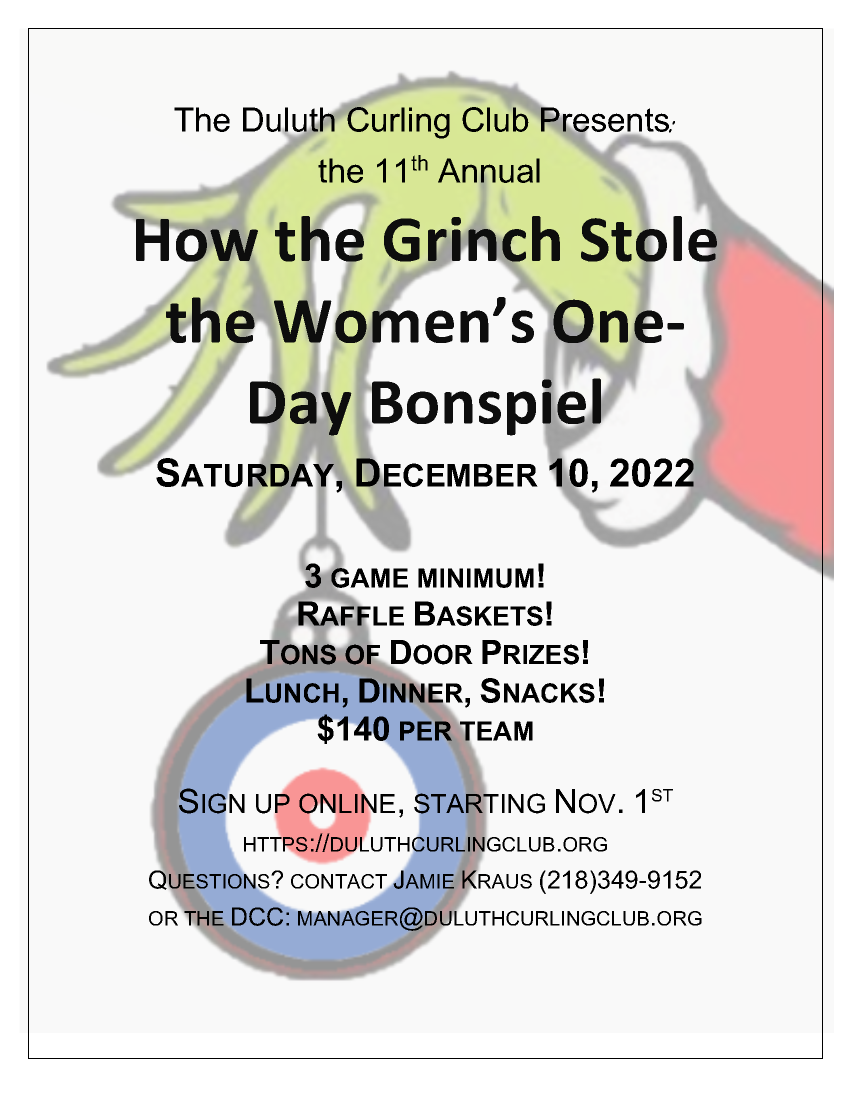 How the Grinch stole the Womens One Day Bonspiel